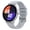 Silvery, variant on Smartwatch with Fitness, Heart Rate Monitor, Sports Modes & Water-Ready Design, Silicone Strap Gift