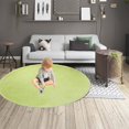thumbnail image 1 of Feltree Round Short Hair Rug - 40in Round, No Hair Loss Rug, Non-Shedding & Easy Care, Ideal for High Traffic Areas in Living Room, Bedroom, Washable and Easy to Clean, 1 of 8