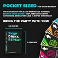 thumbnail image 5 of Snap Drink Repeat The Ultimate Drinking Game for Adults by Hollew, 5 of 7