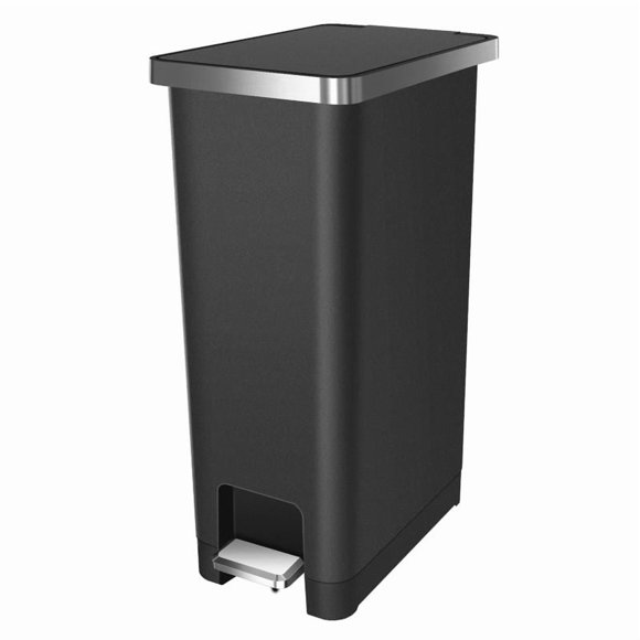 TRASH CN PLS BLK 11.9GAL(Pack of 2)