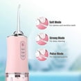 thumbnail image 3 of Irrigador bucal recargable por USB, irrigador bucal portátil con depósito de agua de 220 ml, limpiador dental IPX7, 3 of 5