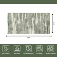 thumbnail image 2 of Wide 3x6 Kitchen Rugs Washable - Modern Abstract Hallway Runner Rug Ultra Soft Non Slip Carpet for Bedroom Kitchen Laundry Low Pile Home Decor Indoor Floor Mat for Entryway Bathroom 3x6 Green, 2 of 8