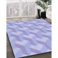 thumbnail image 3 of Ahgly Company Machine Washable Indoor Rectangle Transitional Purple Mimosa Purple Area Rugs, 5' x 7', 3 of 7