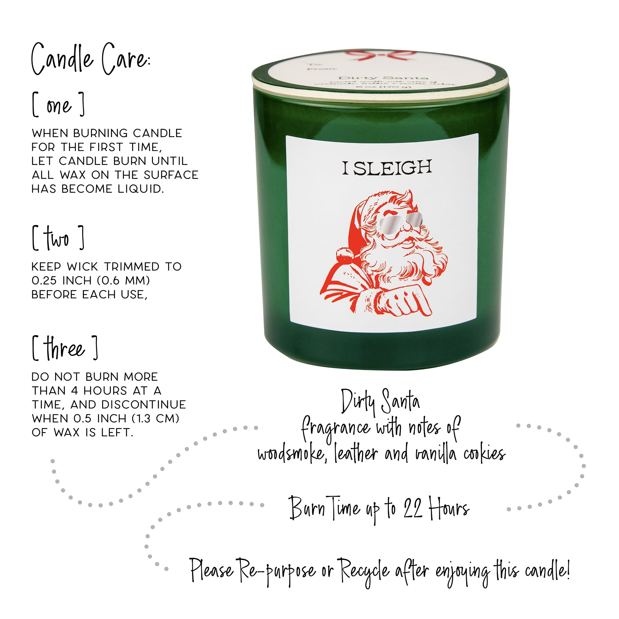 Mainstays I Sleigh Scented Candle, 6 oz