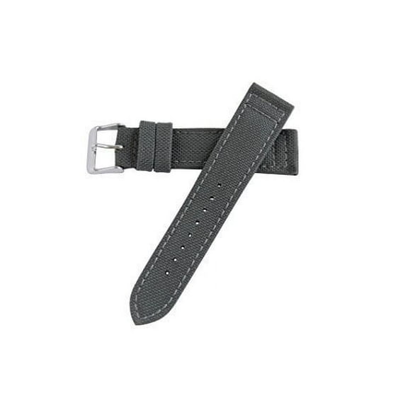 Hadley-Roma MS-850 20mm Grey 'Cordura Men's Genuine Watch Band