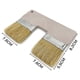 thumbnail image 4 of 3 Pack Double Paint Brush, 3 Inch Double- Painting Brush, U Shaped Double Color Brush, Paint Brushes, 4 of 5