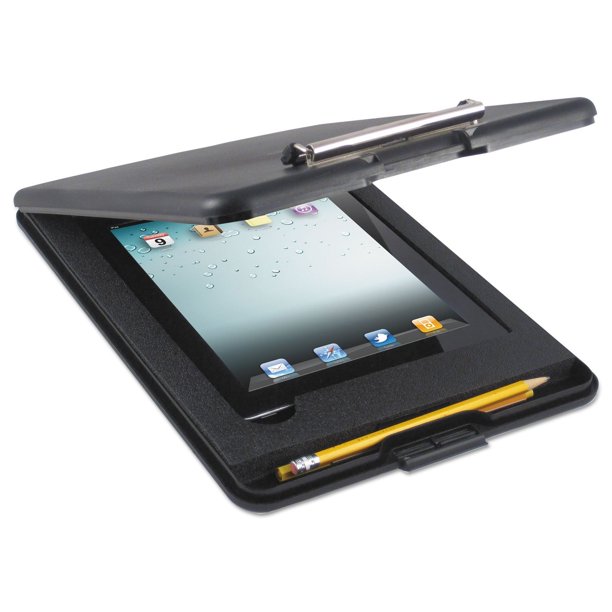 Slimmate Storage Clipboard With Ipad Air Compartment, Black By, By
