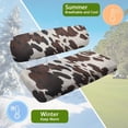 thumbnail image 5 of Uorisanigo Cow Print Cart Seat Cushion Covers Durable Golf Cart Seat Covers Funny Polyester Front Seat Covers Golf Cart Accessories for Most 2 Passenger Club Car, 5 of 7