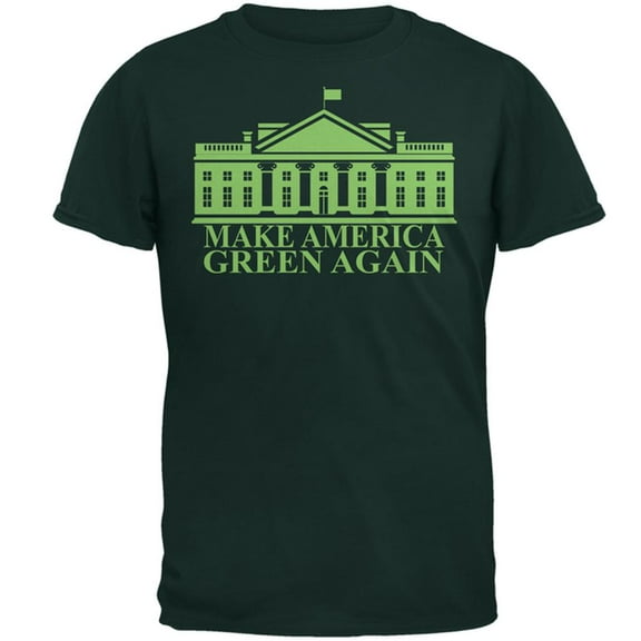 Make America Green Again White House Mens T Shirt Forest Green 2XL