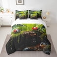 thumbnail image 2 of YST Red Ladybug Cute Cartoon Comforter Set, Twin Size (7 Count), 2 of 4
