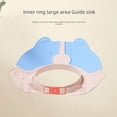 thumbnail image 4 of Gorro de champú para bebé, impermeable, con protección para los oídos, de goma suave, para champú para niños, gorro de baño para ducha para bebé, gorro de champú para niños que retiene el agua, 4 of 4