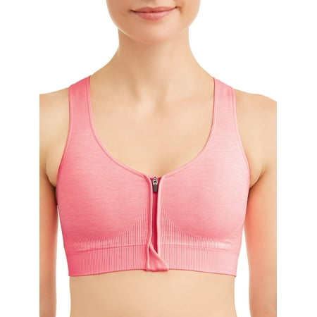 Avia Sport Avia Women S Zipfront Sports Bra Walmart Com