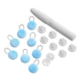 thumbnail image 1 of Fixing for Bedding Duvet and Threading Snaps for Secure Comforter Bonding in Home Applications, 1 of 4