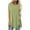 Mint Green, variant on Annhoo Plus Size Tops for Women Summer Irregular Hem Crewneck Short Sleeve Tunics Side Button Dressy Shirts