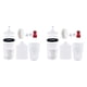 thumbnail image 1 of 2X de Tapa y Revestimiento Vaso Mezclador Pulverizador de Pintura para Pistolas Pulverizadoras HVLP, Kit Pistola Pulverizadora de Pintura para AutomóViles de 20 Oz (600 Ml), 1 of 5