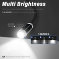 thumbnail image 3 of HAHDAXIA Rechargeable LED Book Light, Neck Hug Reading Lights for Relaxed Reading in Bed, 3 Brightness Levels, Hand-Free Super Flexible & Movable. Perfect for Bookworms, Kids, Reading in Car,, 3 of 6