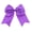 Purple, variant on Jumbo Hair Bow Clip with Tails (Black)