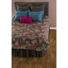 Rizzy Home BT0967 Brown Cotton Queen Full Set that includes everything needed for a beautiful look