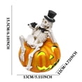 thumbnail image 2 of Luces De Linterna De Calabaza Esqueleto Led Con 3 Pilas De Botón Decoraciones De Resina Linternas De Calabaza Coloridas Para Bar Jardín Yuarrent HA037773-00, 2 of 6