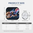 thumbnail image 2 of Kdxio Colorful Star River Squirrel Print 2-Piece Sun Shade Front Windshield - Foldable Car Front Window Sunshades for Most Sedans SUV Truck, 2 of 6