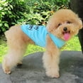 thumbnail image 3 of Camiseta para perros Chalecos de verano para mascotas Ropa para cachorros Disfraces lindos Camisas Ropa suave y transpirable Ropa para perros con estampado de moda Trajes para perros pequeños y, 3 of 6