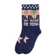 thumbnail image 1 of ZHAOCHENG Calcetines de algodón de gran venta con peinado personalizado especial de Trump, calcetines de algodón hasta la mitad de la pantorrilla, calcetines unisex con peine 10, 1 of 4