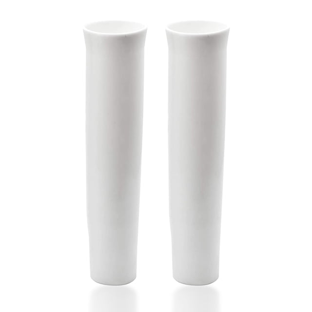 Marine City Flared White Vinyl Inserts for Fishing Rod Holder - Strong & Durable, Easy Placement, 1-5/8 Inches I.D, 9 Inches Length - Ideal for Boats, Marines, Ships, Yachts