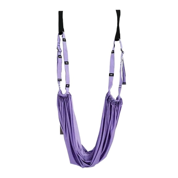 2nd Gen No-Drill Doorway Yoga Strap with Numbered Loops for Stretching Inversions and Flexibility Training 280cm Polyester