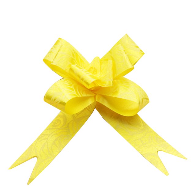 sweethay 200 piezas de embalaje de regalo de Navidad, cintas de lazo para tirar, suministros de decoración para fiestas Artesanía Rosa amarilla sweethay HA059833-19B