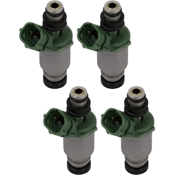 Fuel Injectors ECCPP 4 pcs 2 Holes Fuel Injector Kit 23250-74100 fit for 1992-2000 for Toyota Camry 2.2L, 1998-2000 for Toyota RAV4 2.0L, 1999-2000 for Toyota Solara 2.2L