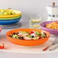 thumbnail image 5 of Pasta Bowls Set of 6, 50oz Large Salad Bowls for Kitchen, Corlorful Stoneware Serving Bowls Dishwasher & Microwave Safe, 5 of 15