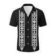 thumbnail image 3 of YueHuiYing Men's Hawaiian Shirt Short Sleeve Button-Down Shirts Tropical Summer Beach Shirts Casual Floral Aloha Shirts, 3 of 3