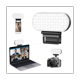 thumbnail image 5 of Mini luz de relleno portátil de 3000 mAh para fotografía de teléfonos celulares, 78 LED, luz de bolsillo para computadora portátil, luz de relleno para videoconferencias, 5 of 8