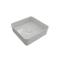 thumbnail image 2 of BOCCHI 1477-001-0125 Sottile Square Vessel Fireclay Sink w/ Drain Cover In White, 2 of 6