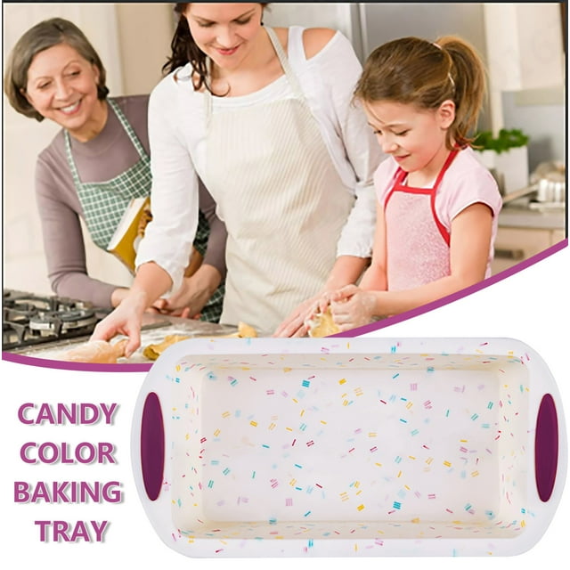 TIMIFIS Baking Mold Cake DIY Color Grain Qifeng Rectangular Cake 1Pc Kitchen Gadgets
