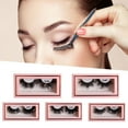 thumbnail image 3 of Happy date 5 Pairs Eyelash Extension Lengthening Wisps - Featherlight Synthetic Reusable Artificial Eyelashes Clusters for that Authentic Christmas Cartoon Decor Eyelash Extension Look, 3 of 8