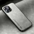 thumbnail image 1 of Funda de cuero de lujo para iPhone 14, 13, 12, 11 Pro Max, Mini, XR, XS Max, 8, 7 Plus, SE 2020, 13Pro, soporte de placa de Metal, soporte de coche, 1 of 4