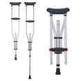 thumbnail image 1 of Muletas axilares VEVOR, con 13 niveles de altura ajustable, ligeras de aluminio para adultos y adolescentes, con almohadilla suave para lesiones en las piernas, cirugías y personas con discapacidad, 1, 1 of 5