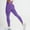 Purple, variant on UTTOASFAY Woman Pants Women High Waist Yoga Pants Seamless Butt Lifting Workout Leggings Sky Blue 8(L)