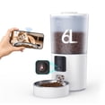 thumbnail image 1 of Centvicam Automatic Cat Feeder with 1080P Camera, Two-Way Audio, APP Timed Auto Control Meals, 6L Dry Food Dispenser, 2.4G / 5G WiFi, 1 of 8