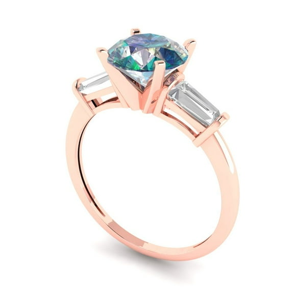 3.96ct Cushion Cut Blue Tanzanite 18k Pink Rose Gold Engraving Statement Bridal Wedding Designer Ring Size 10.75