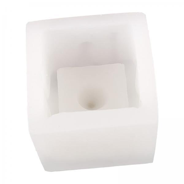 jifeng 10xSilicone 3D Candle Molds for DIY Craft Aromatherapy Candle Making S cube
