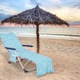 thumbnail image 3 of Pool Chaise Lounge Cover Absorbent Beach Chair Cover with Pockets, 3 of 7
