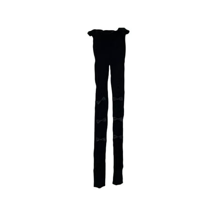 

Listenwind Women鈥檚 Fashion Solid Color Bow Hollow Fishnet High Waist Pantyhose
