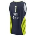 thumbnail image 3 of Youth Fanatics NaLyssa Smith Navy Dallas Wings Explorer Edition Fast Break Replica Jersey, 3 of 3