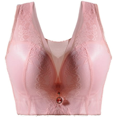 Blczomt Womens Bras Clearance Under $5 Comfort Balconette Pink Longline Bra