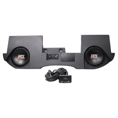 Amplified Dual 10 200W RMS ThunderForm Custom Enclosure