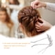 thumbnail image 5 of Horquilla con borla en forma de U, elegante pinza para el pelo con perlas y diamantes de imitación, para hacer moños, 5 of 6