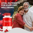 thumbnail image 5 of Gluco Ally Blood Support Capsules - Gluco Ally Advanced Supplement, 3 Pack, 180 Capsules, 5 of 7