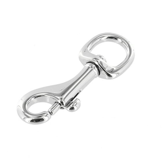 79 Nickel Plate, Swivel Bolt Snap, Solid Brass-LL, 1/2"